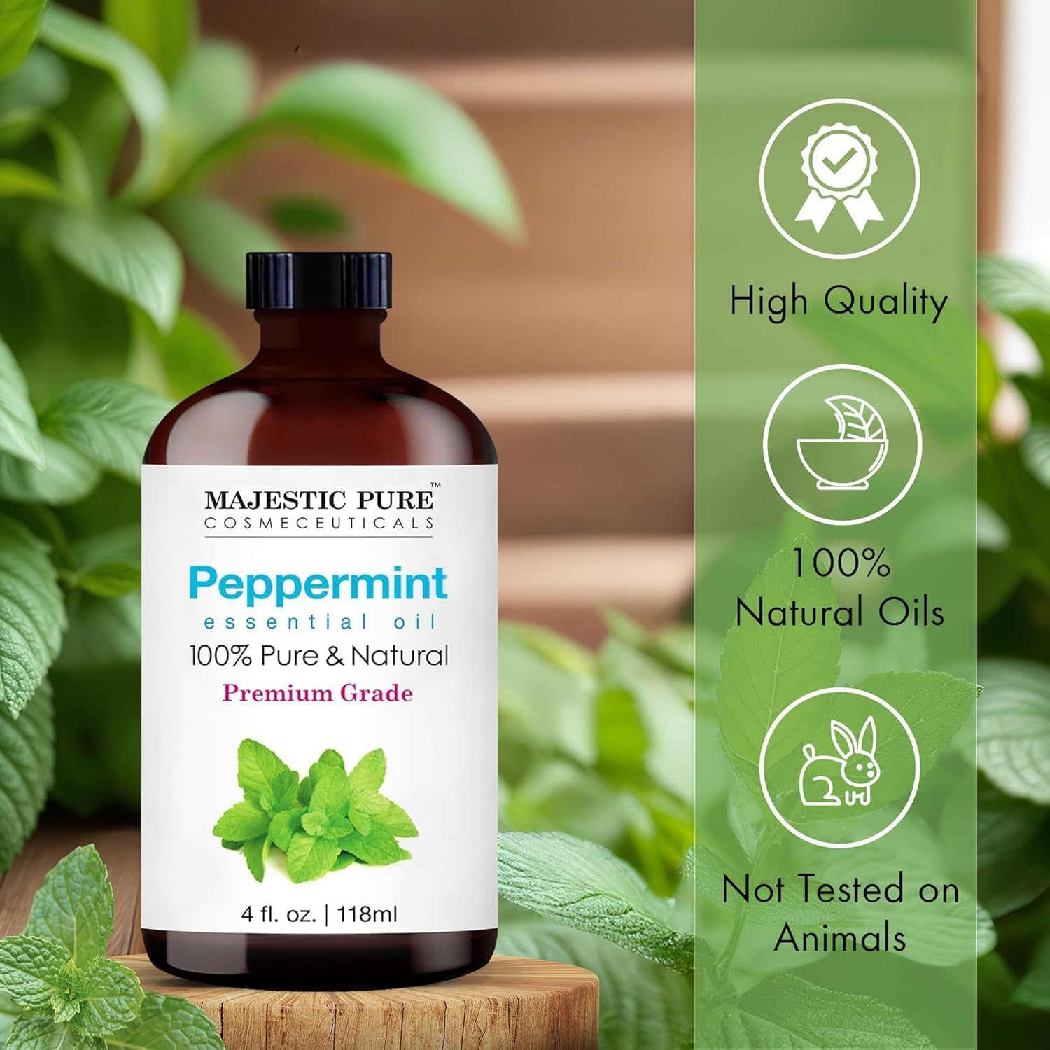 Detalle 2 de Majestic Pure Peppermint Oil 4 oz