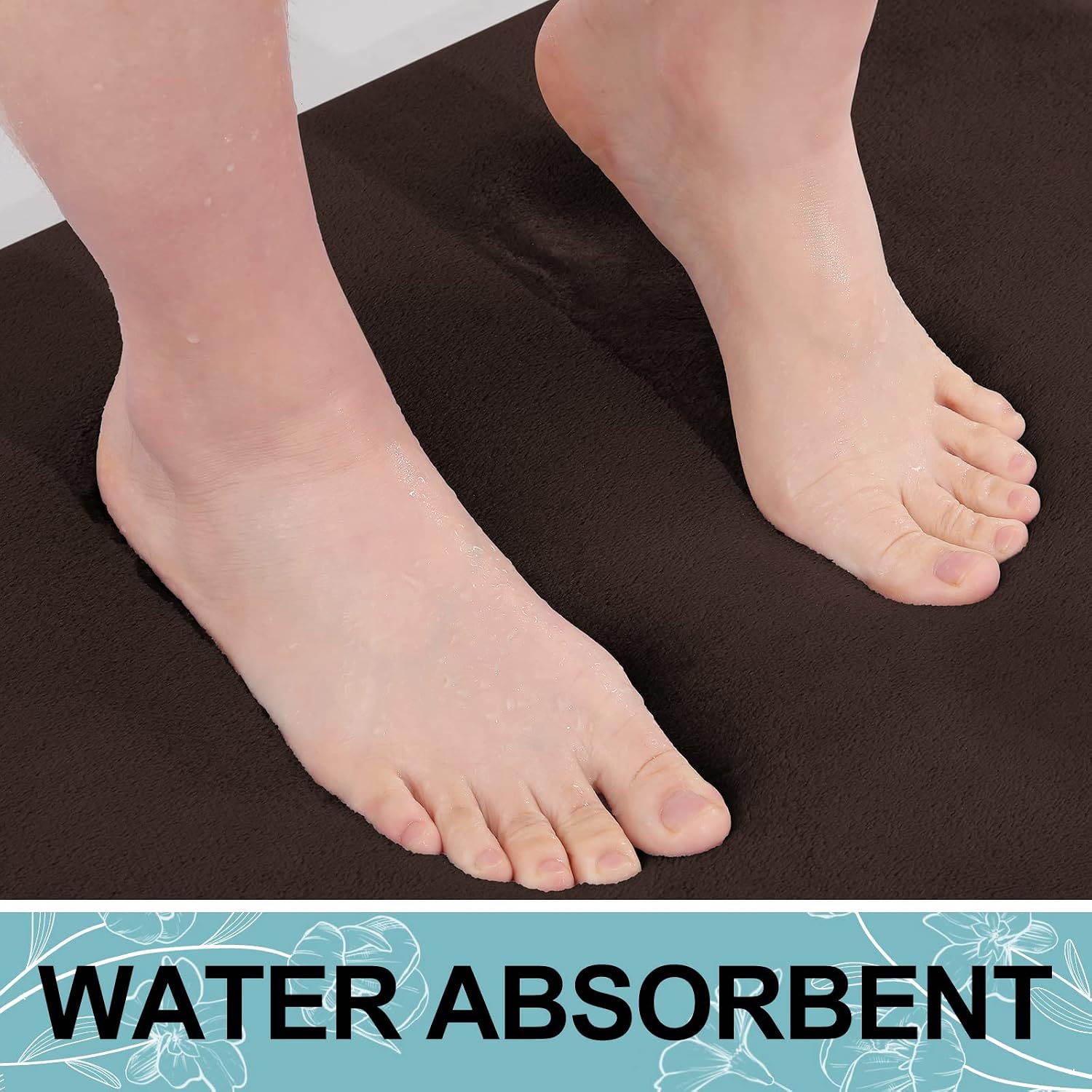 Detalle de Smiry Memory Foam Bath Mat 47x17