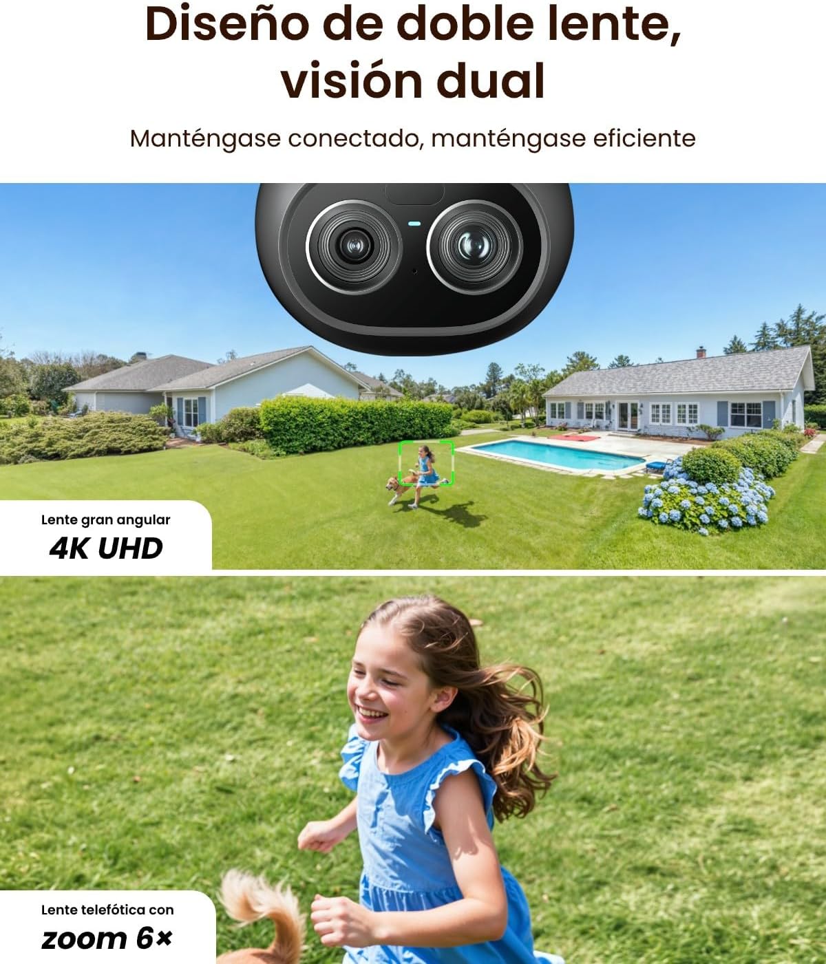 Detalle 2 de Reolink 4K Cámara de Seguridad con Reflector