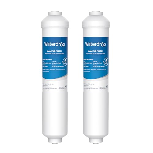 Detalle de Waterdrop Fridge Water Filter Replacement for Samsung DA29-10105J (2 Pack)