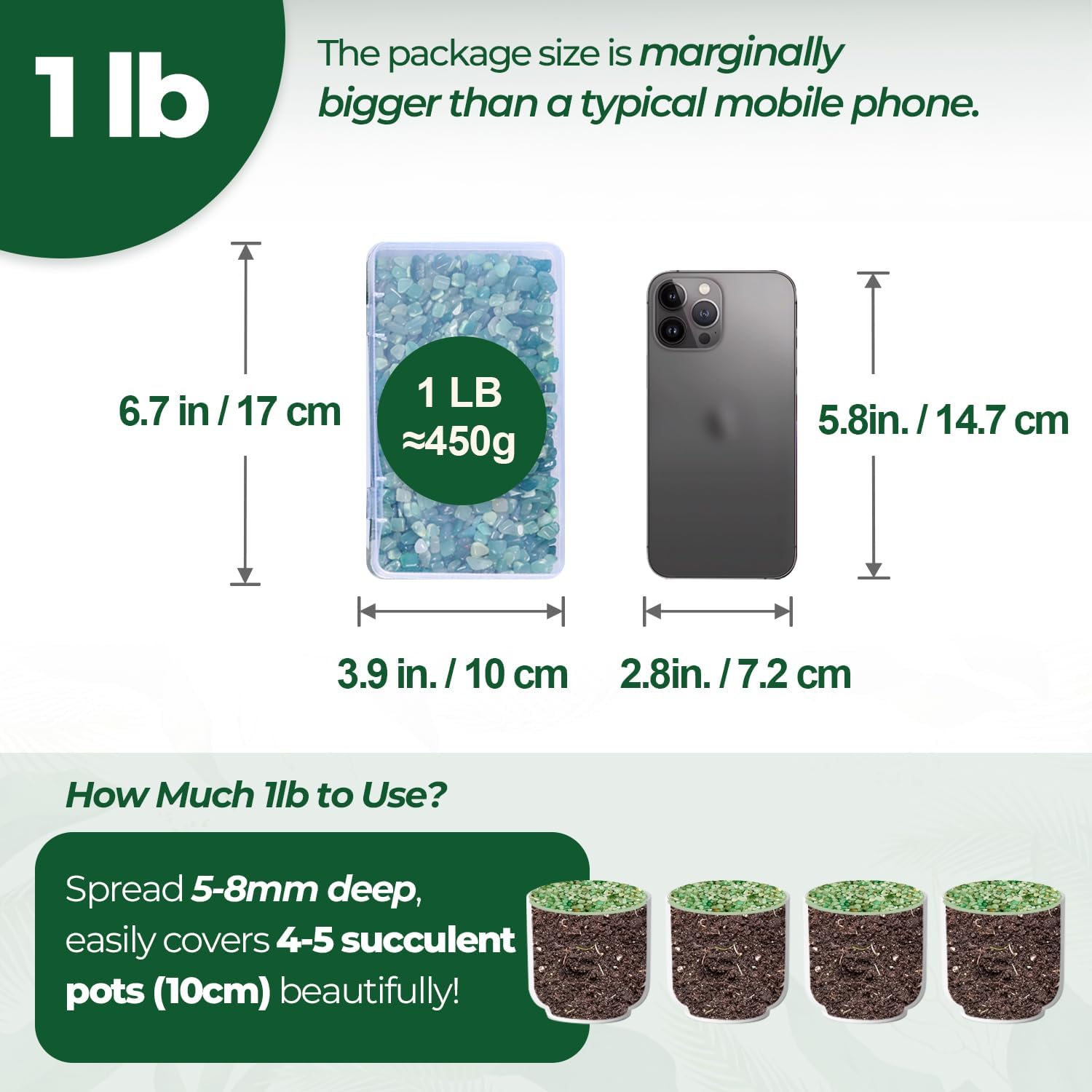 Thumbnail 2 de T4U Crystal Chips Quartz Jade Pebbles 450g