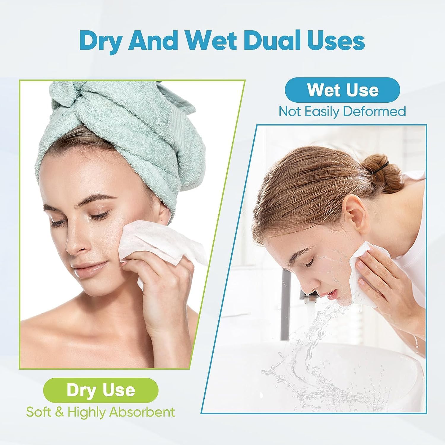 Detalle de AIDEA Face Towels disposable 7.8 in