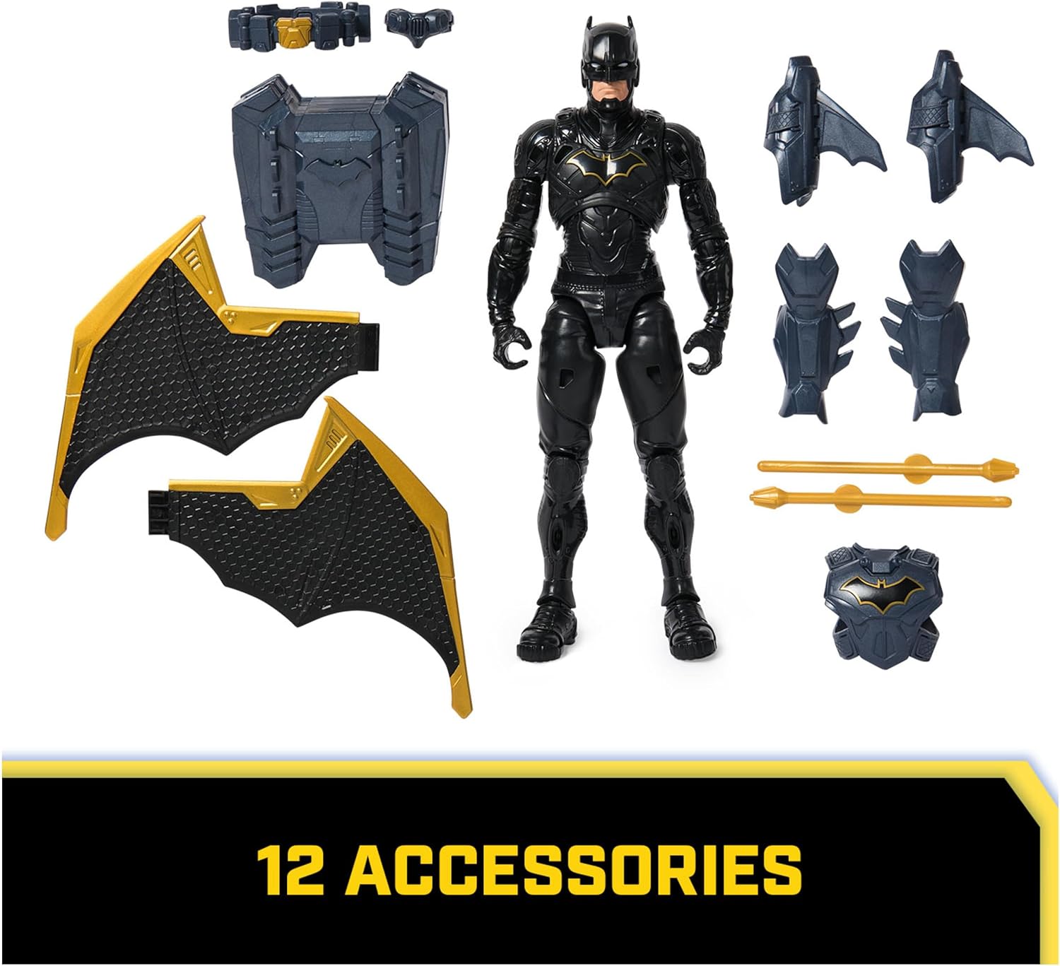 Thumbnail 2 de Night Sky Batman Action Figure (30 cm) with Expandable Wings – 17 Points of Articulation