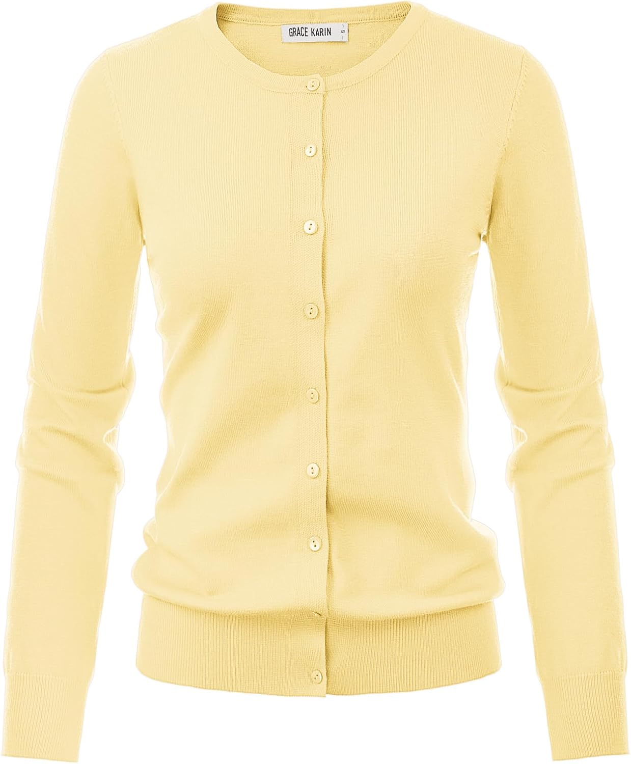 Detalle 2 de GRACE KARIN Women's Button-Down Cardigan, Lightweight Long-Sleeve Knit