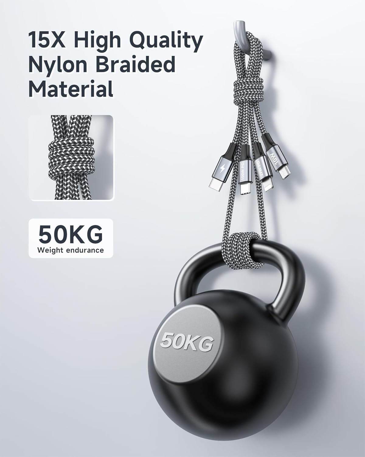 Thumbnail 4 de RAVIAD 100W USB-C multi charger cable