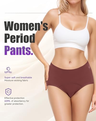 Thumbnail 4 de TANSTC Period Pants for Women, Leakproof Period Underwear – Pack of 3