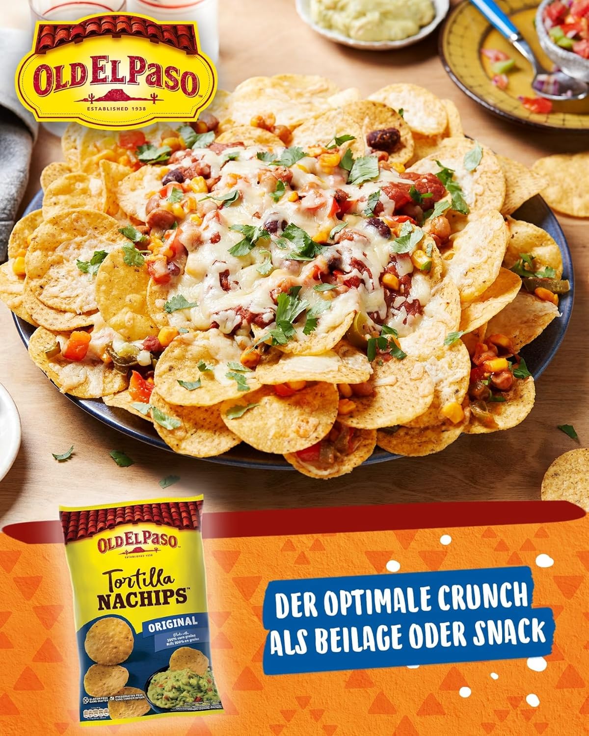 Detalle 2 de Old El Paso Nachips Original 185 g 🍿