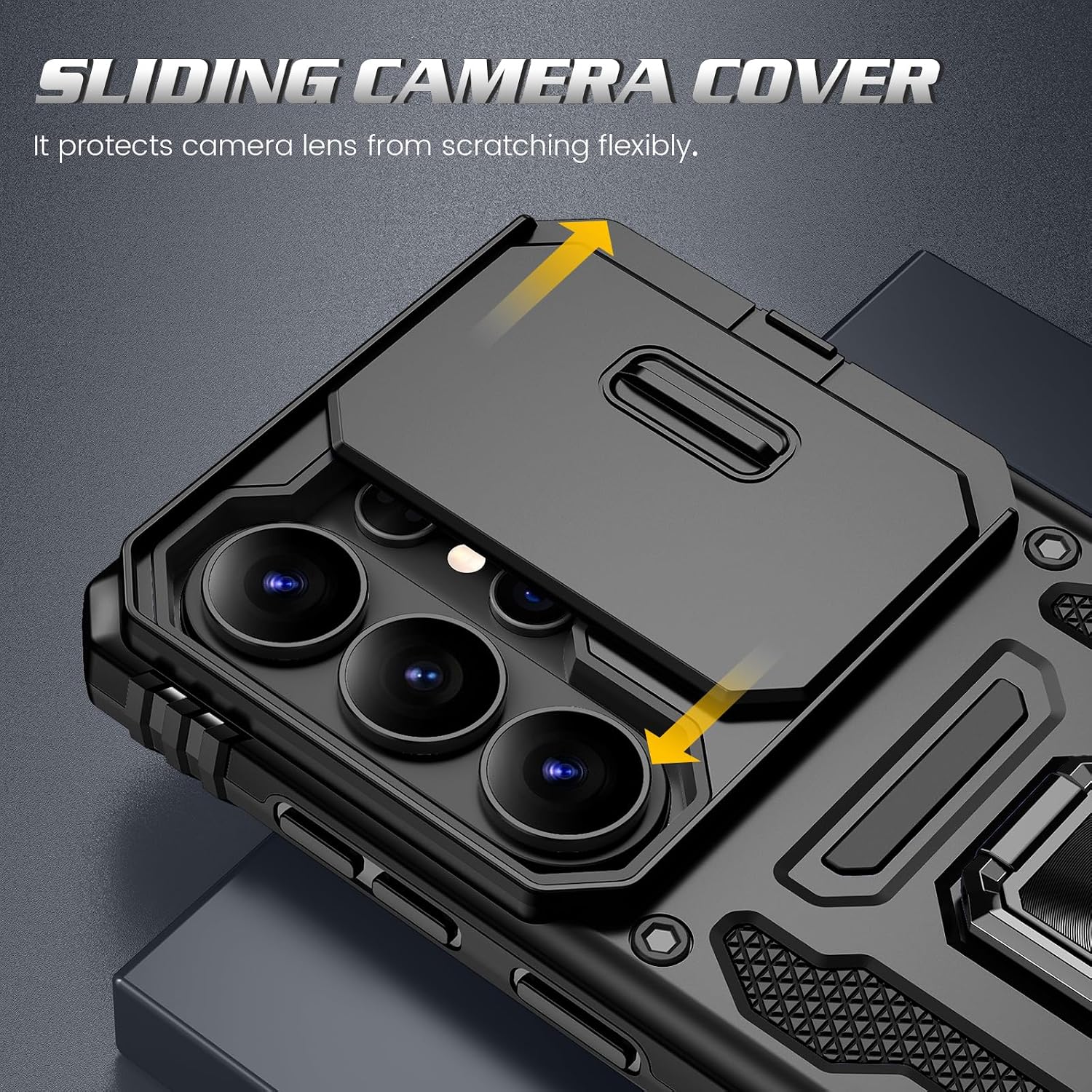 Detalle 2 de Doeshine S26 Ultra Case with 360° Ring Stand