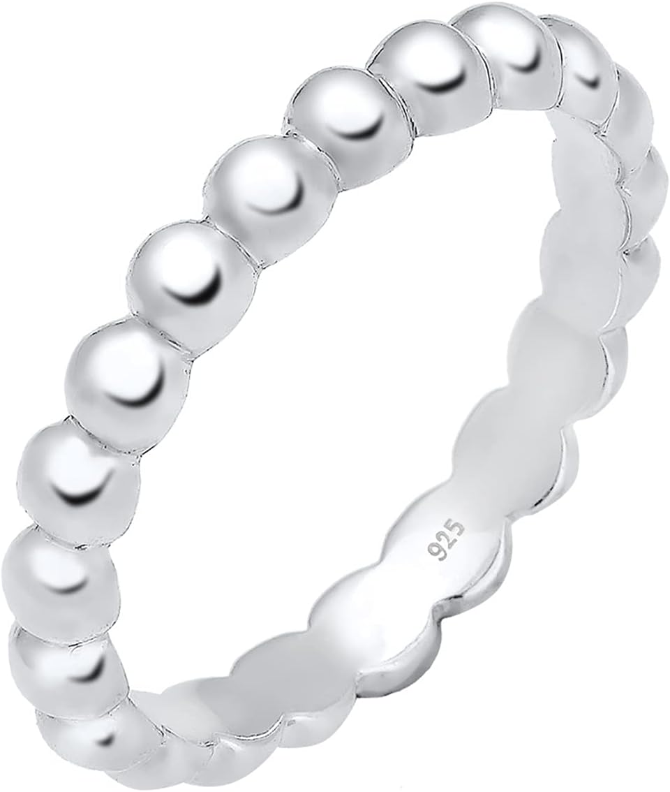 Detalle de Elli Damen-Stapelring Roségold 925 Silber