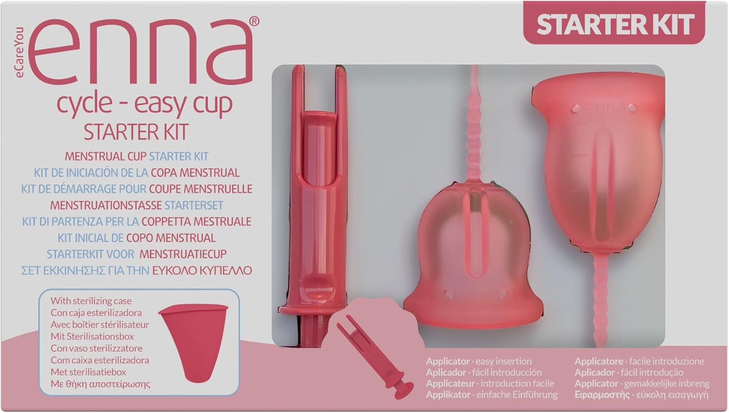 Thumbnail 1 de Enna Cycle Starter Zestaw-Easy Cup – 2 kubeczki S, aplikator i sterylizator