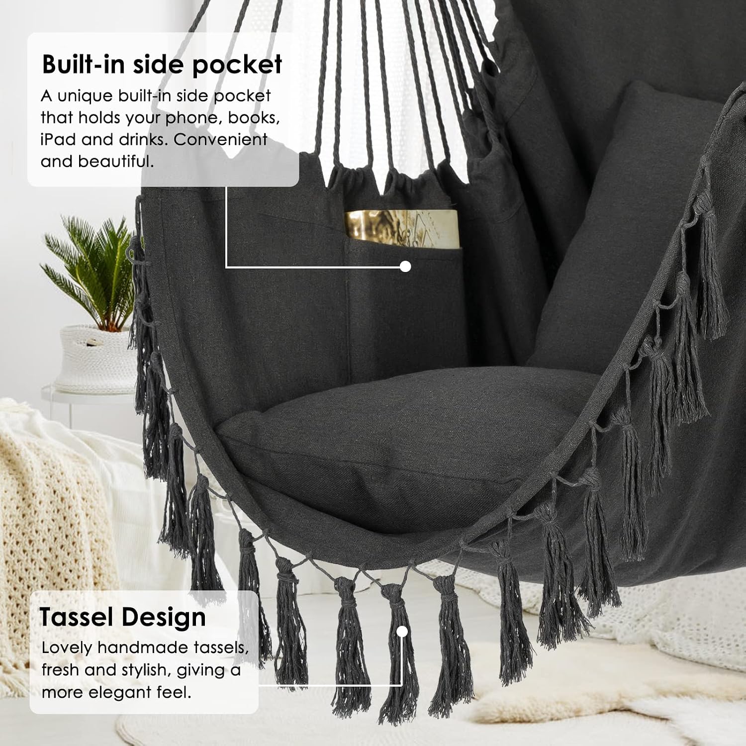 Detalle de Y- STOP Hammock Chair, 500 lb Capacity
