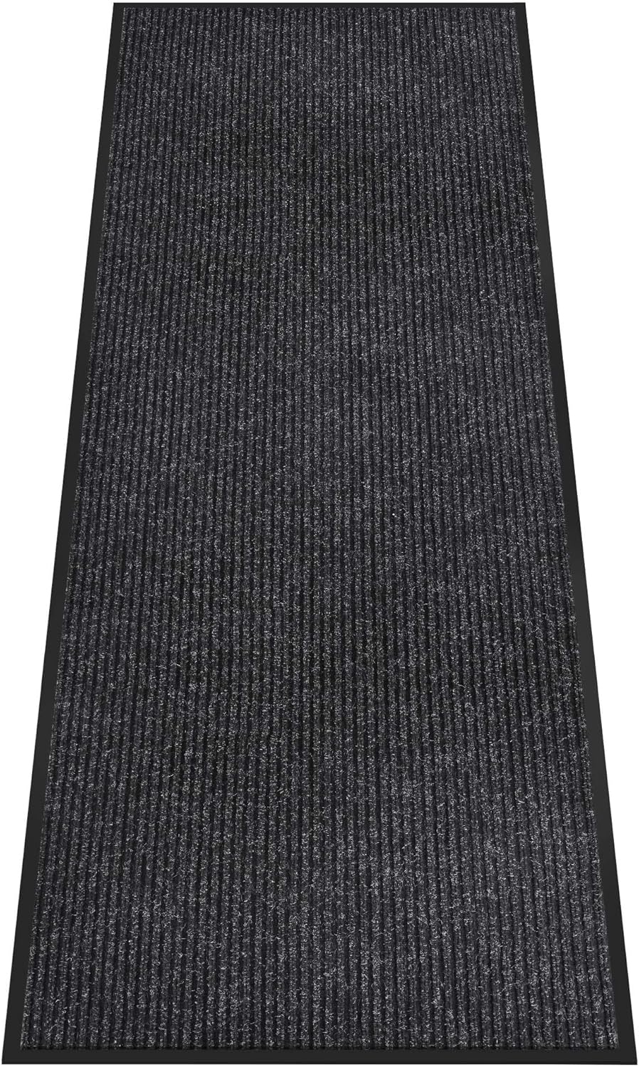 HOMEK Indoor Outdoor Door Mat (10' x 3') with Non-Slip Rubber Backing