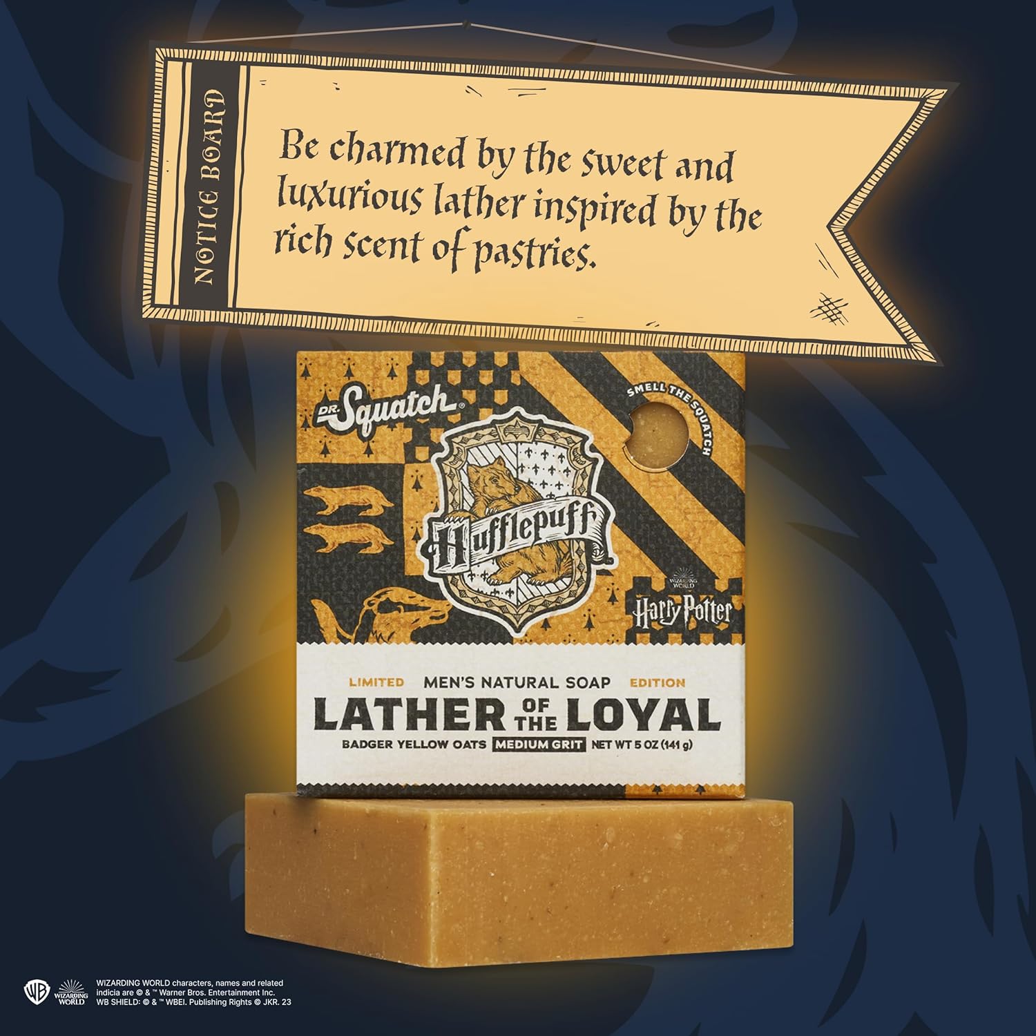 Thumbnail 6 de Dr. Squatch Harry Potter Collection with Collector's Box – 4 Natural Bar Soaps Inspired by Hogwarts Houses