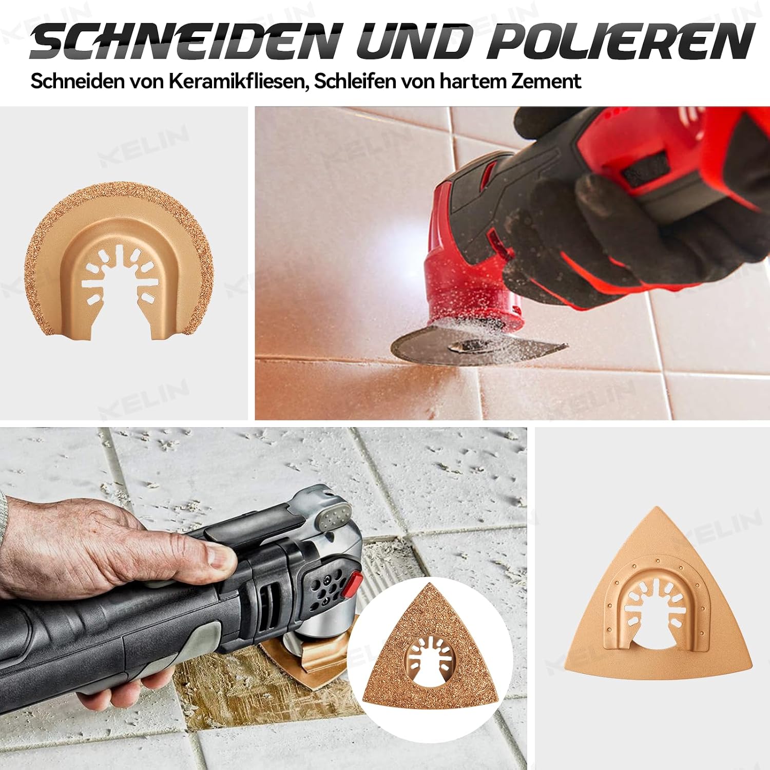 Thumbnail 5 de KELIN Oszillier-Sägeblätter Set 28-teilig