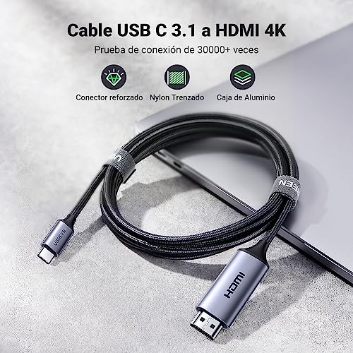 Thumbnail 8 de UGREEN Cable USB C a HDMI 4K@60Hz: Adaptador fiable para proyectar contenido en pantallas grandes