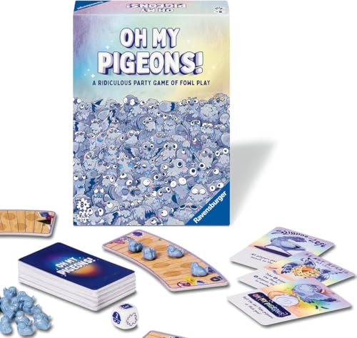Ravensburger Oh my Pigeons! Party Game for 2–5 Players, Age 8+