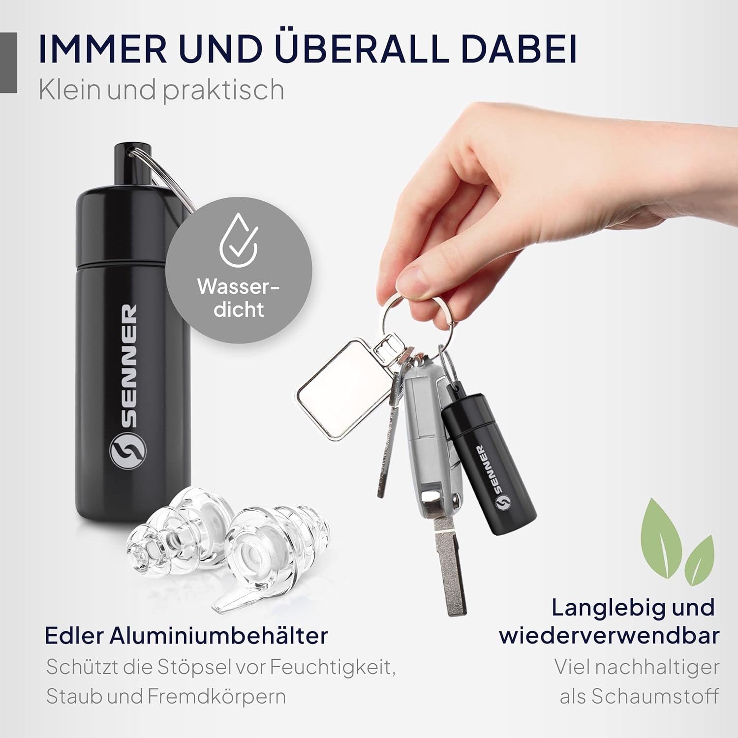 Detalle 2 de Senner MusicPro Gehörschutz Ohrstöpsel SNR 20 dB