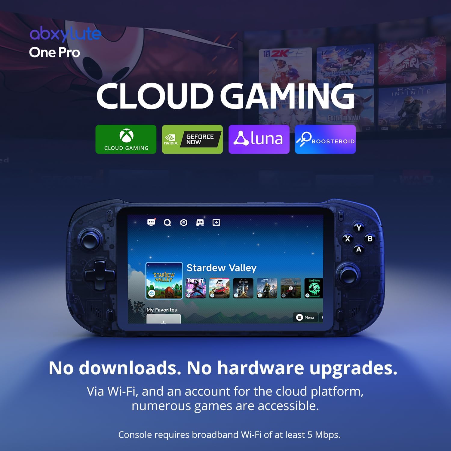 Detalle de OnePro Cloud Handheld Portable Remote Play Gaming Console