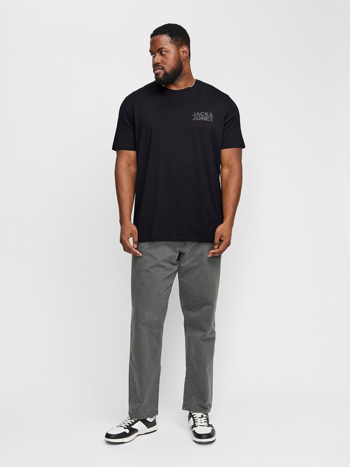Thumbnail 2 de JACK & JONES Herren T-Shirt Plus Size Logo T-Shirt