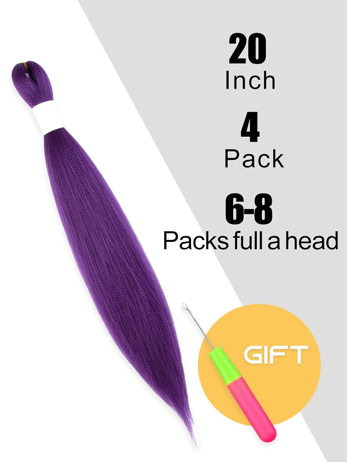 Detalle de KAVSORAI Braiding Hair 20 Inch