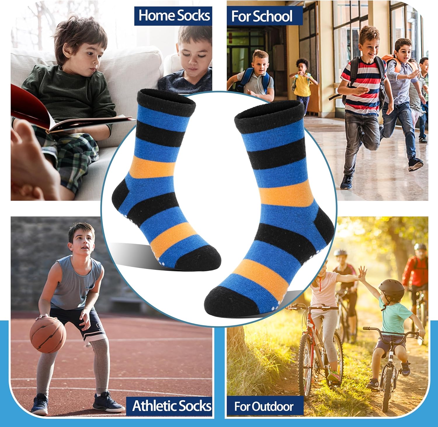 Thumbnail 1 de Welwoos Non-Slip Grip Socks for Kids