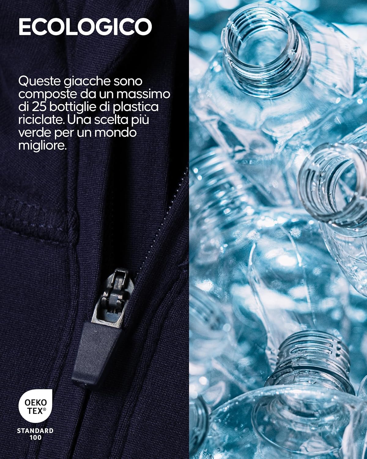 Thumbnail 4 de DANISH ENDURANCE Maglietta sportiva a manica lunga con zip e dettagli riflettenti per donna