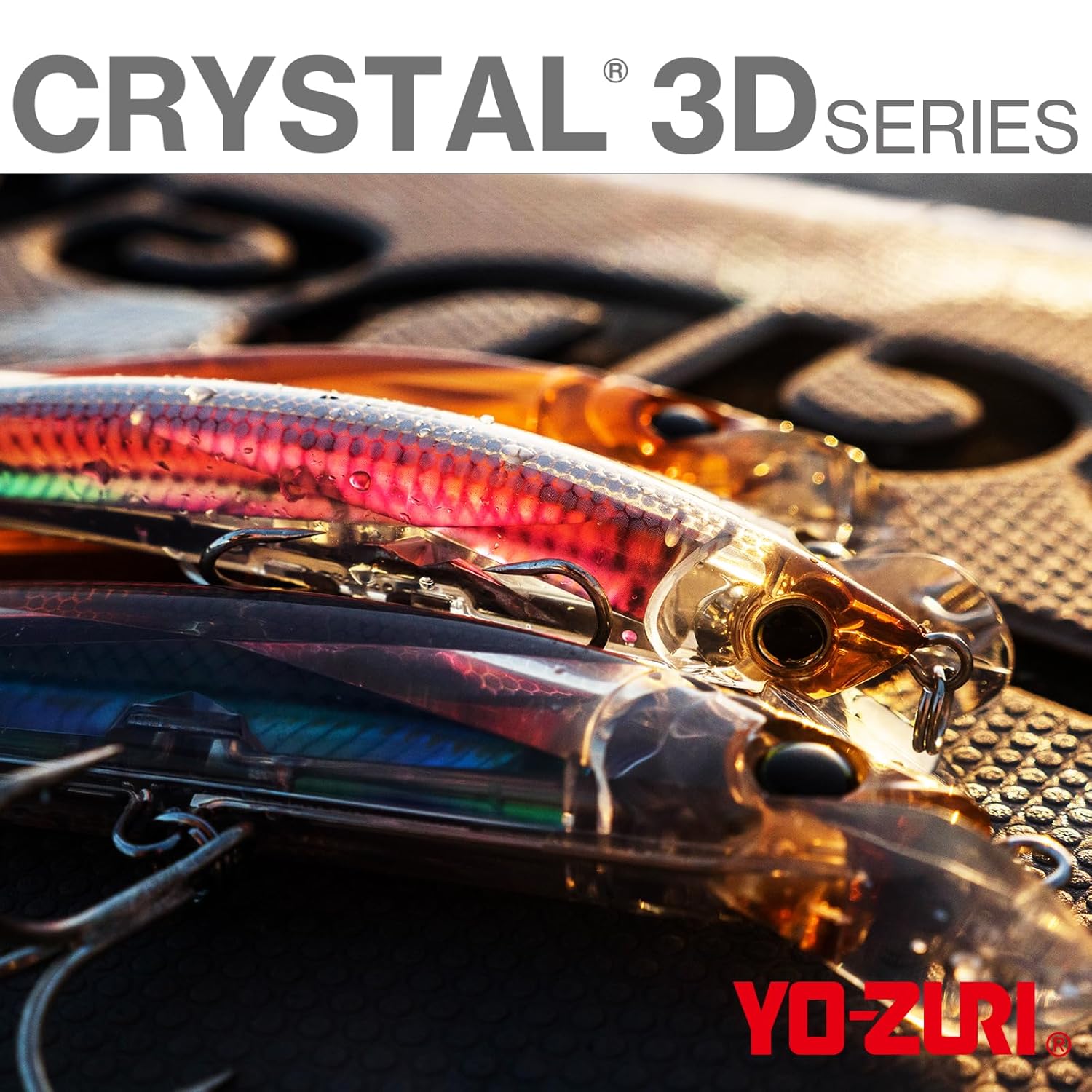 Thumbnail 3 de Yo-Zuri Crystal Minnow 3D Profond - F1153 C5 Tête Rouge