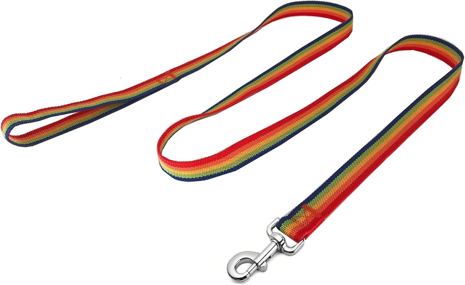 Detalle de Nylon Dog Leash in Rainbow