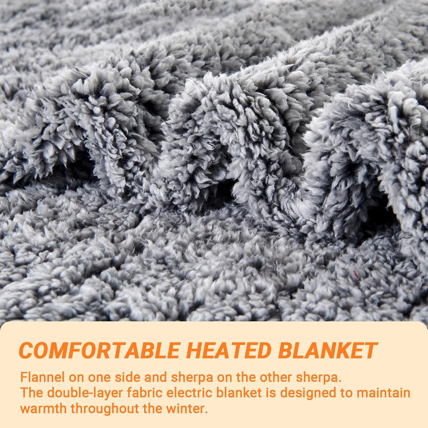 Detalle 2 de Heated Blanket, Queen