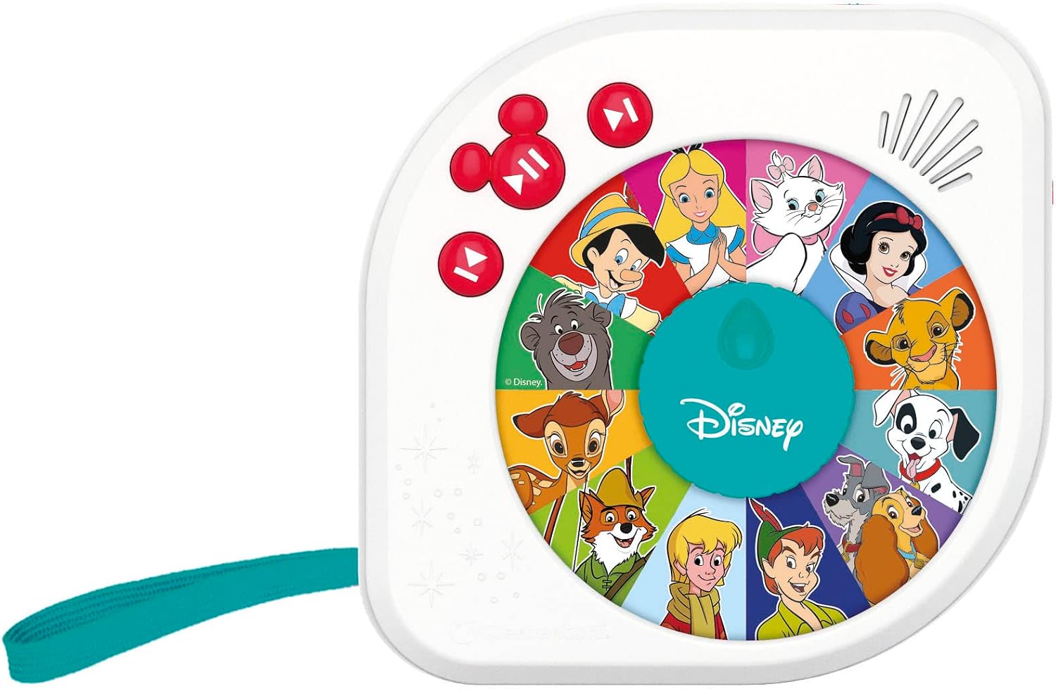 Detalle 2 de Clementoni Il Était Une Fois – Les Classiques Disney pour Enfants (3 ans+), conteur audio avec haut-parleur intégré