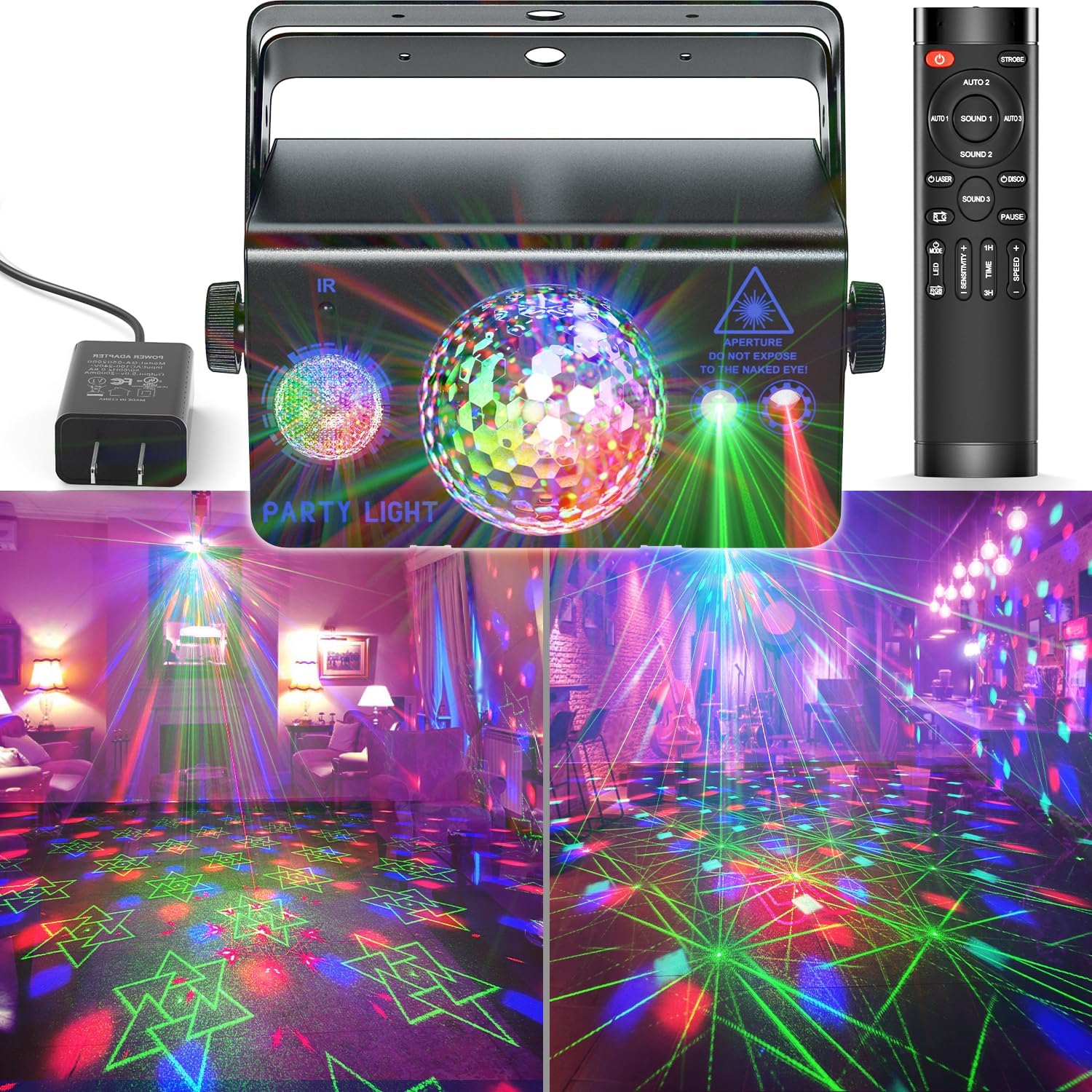 Detalle de Disco Party Light with Aluminum Alloy Housing