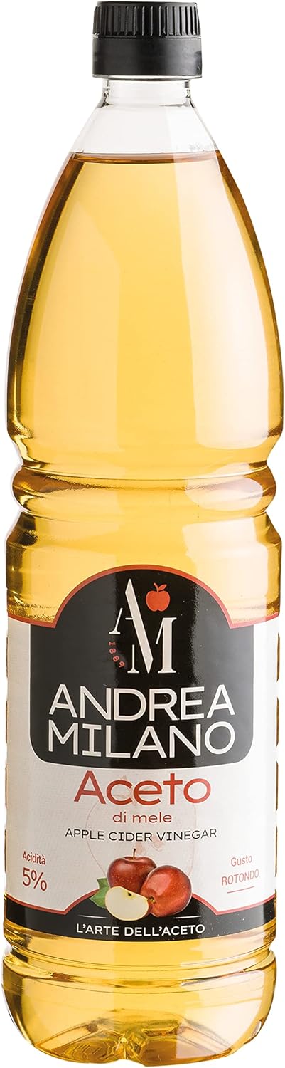Detalle 1 de Andrea Milano Aceto di Mele 5 L - Gusto Delicato e Aromatico, ideale con verdure