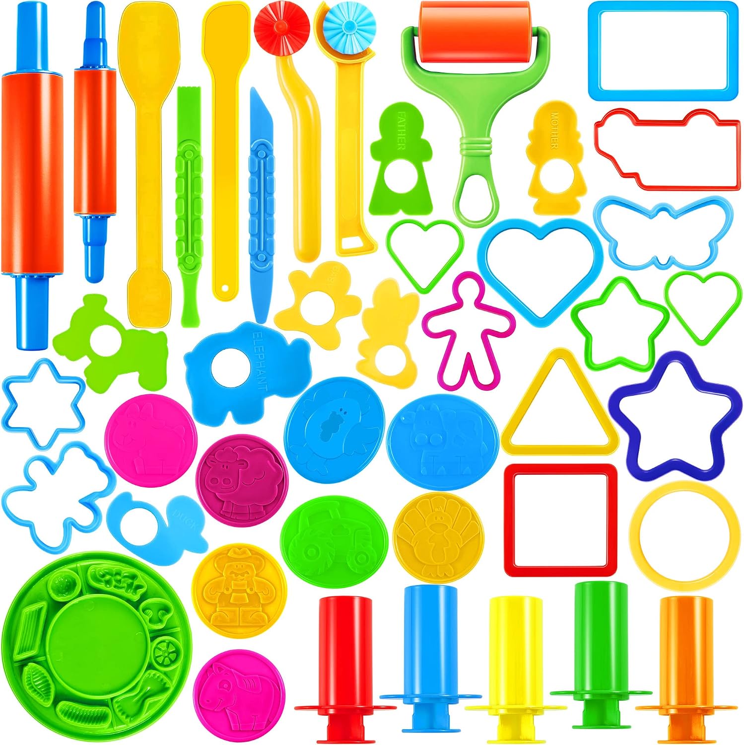 Detalle de JOYIN 44 Clay Tools Set for Kids, 44-piece sculpting kit 🎨