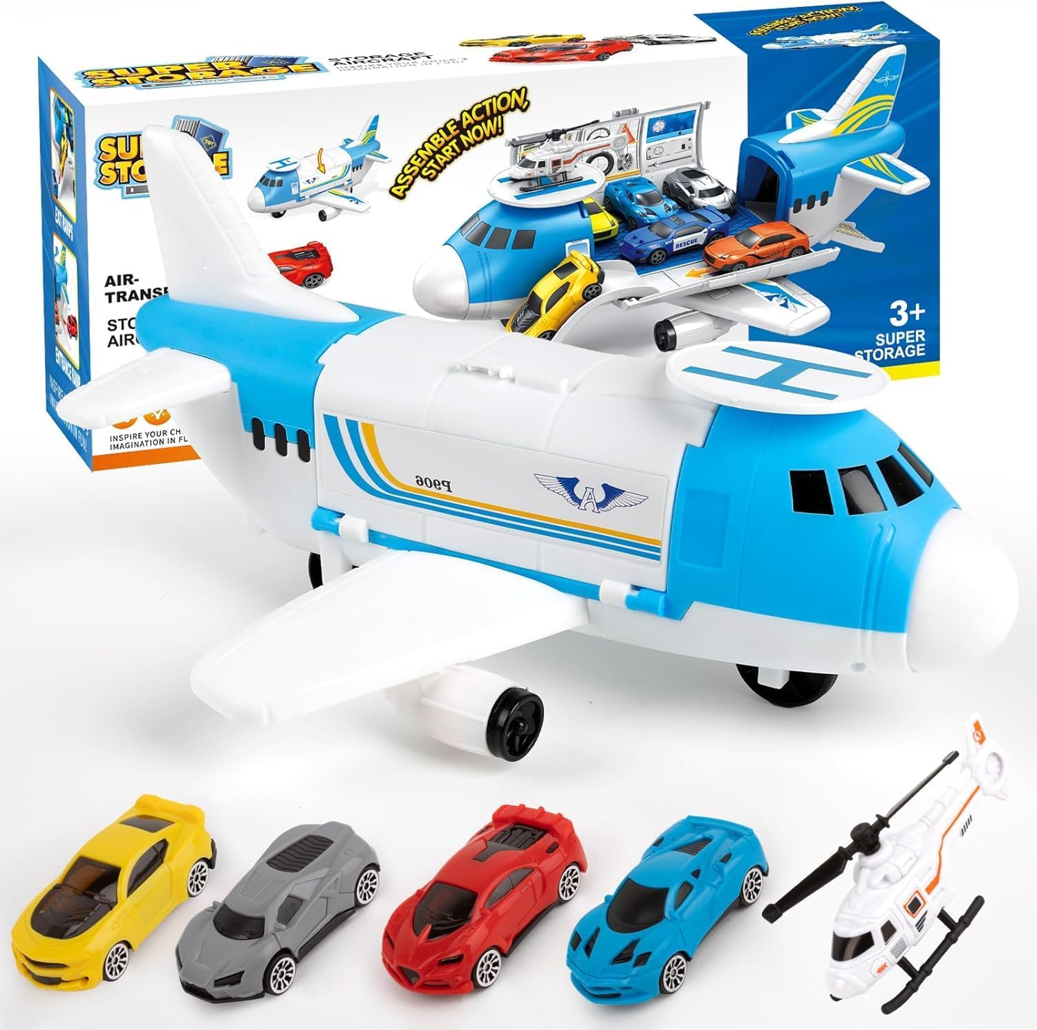 Thumbnail 6 de m zimoon Transport Cargo Airplane Toy