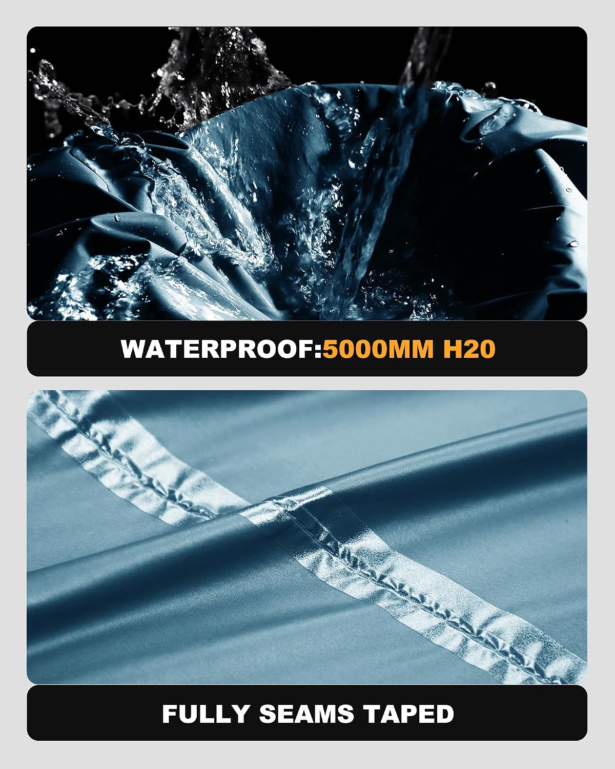 Thumbnail 1 de Herren & Damen Regenanzug – Reflektierender, wasserdichter Packbarer Regenkombi für Outdoor und Radfahren