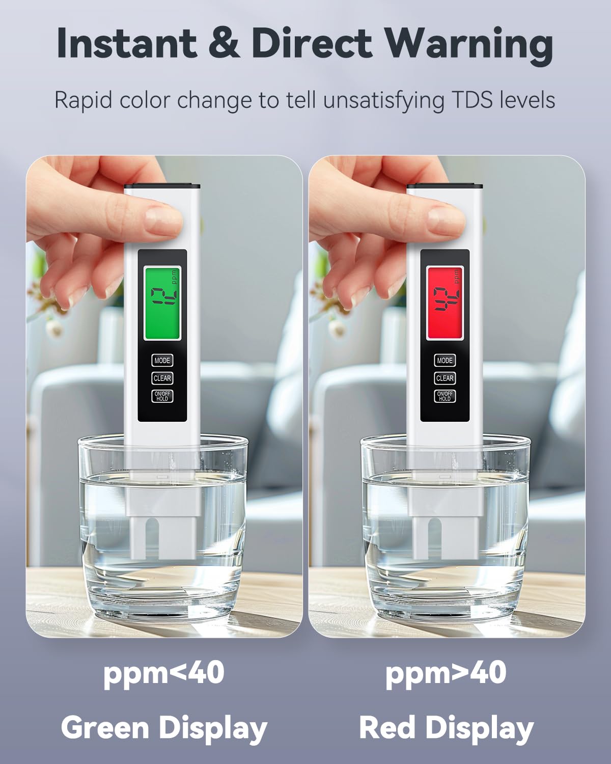 Thumbnail 6 de Pawfly 3-i-1 digital vattenmätare för TDS, EC och temperatur