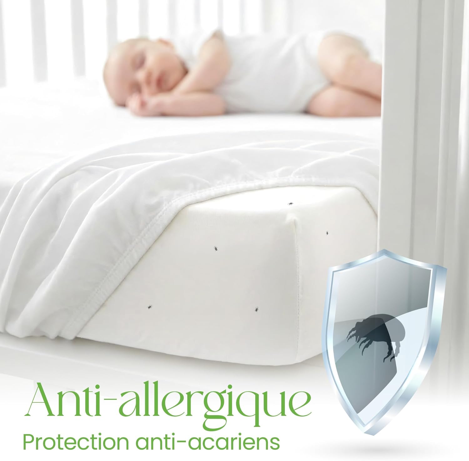 Thumbnail 5 de Protège Matelas Imperméable 51x85 en Bambou – Alèse Bébé Respirante de Comfier Sleep