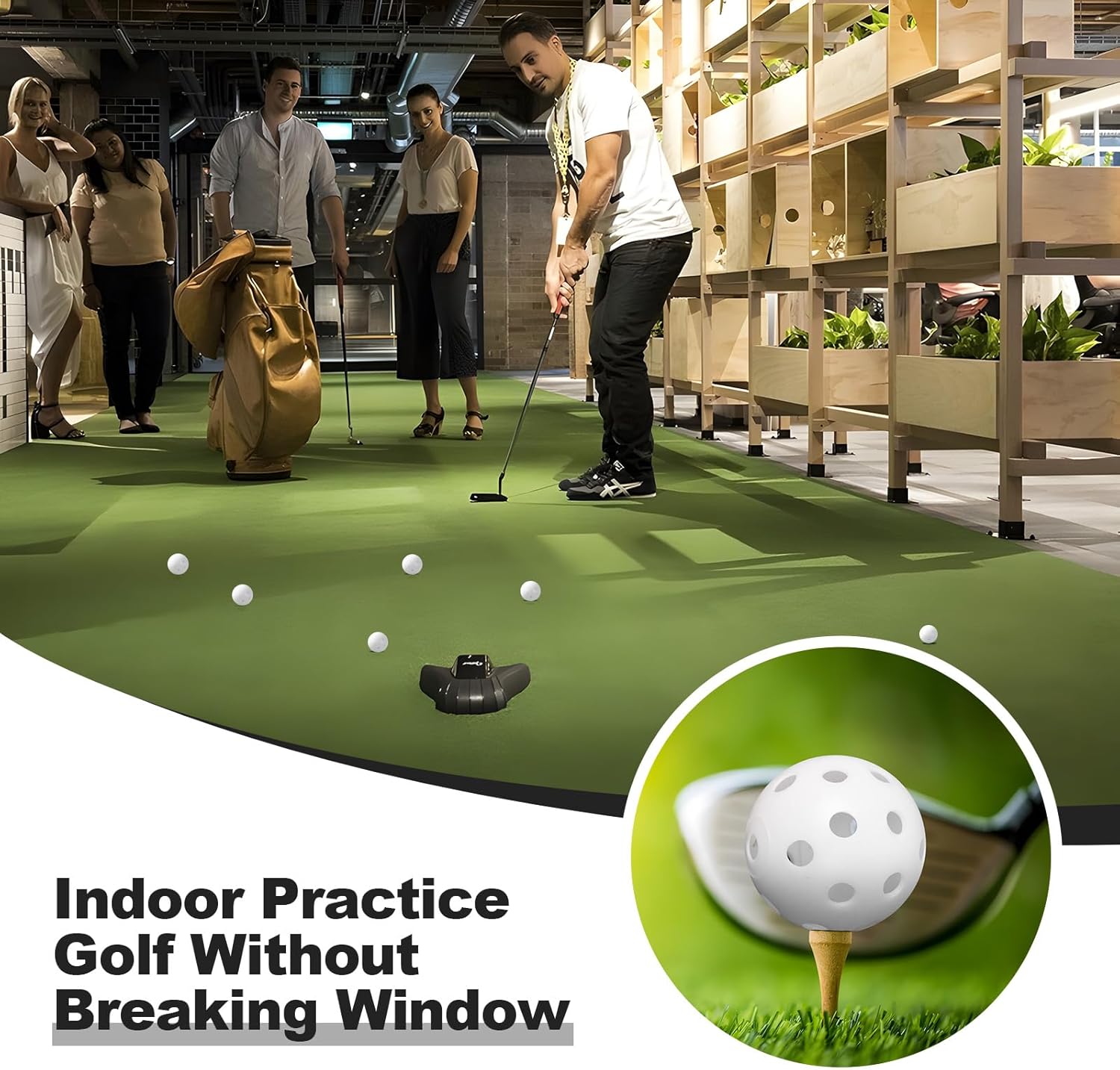 Thumbnail 3 de THIODOON Golf Practice Ball Air Flow Hollow – 40mm, 12 Pack