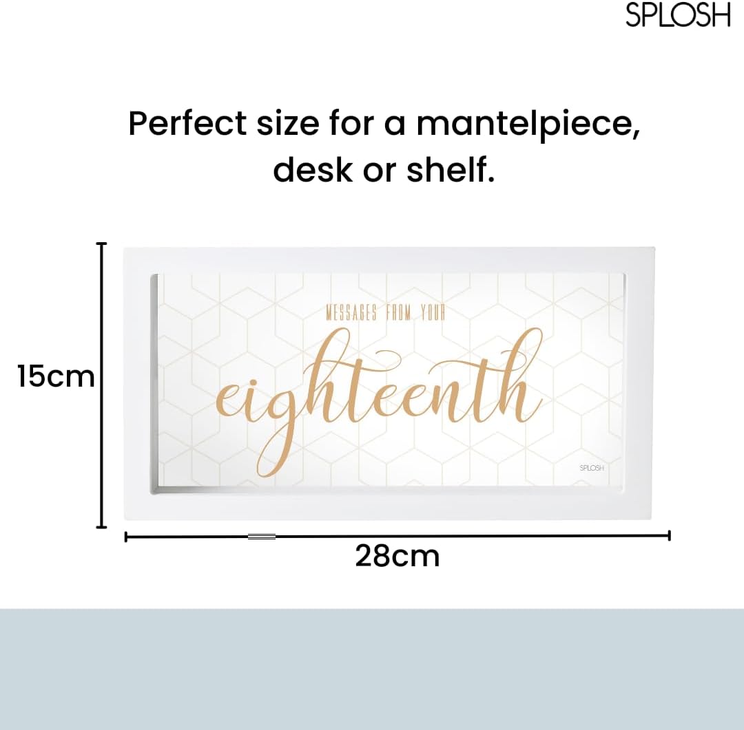 Thumbnail 3 de Splosh 18th Message Box – Personalised Keepsake Box for Sentimental 18th Birthday Gifts