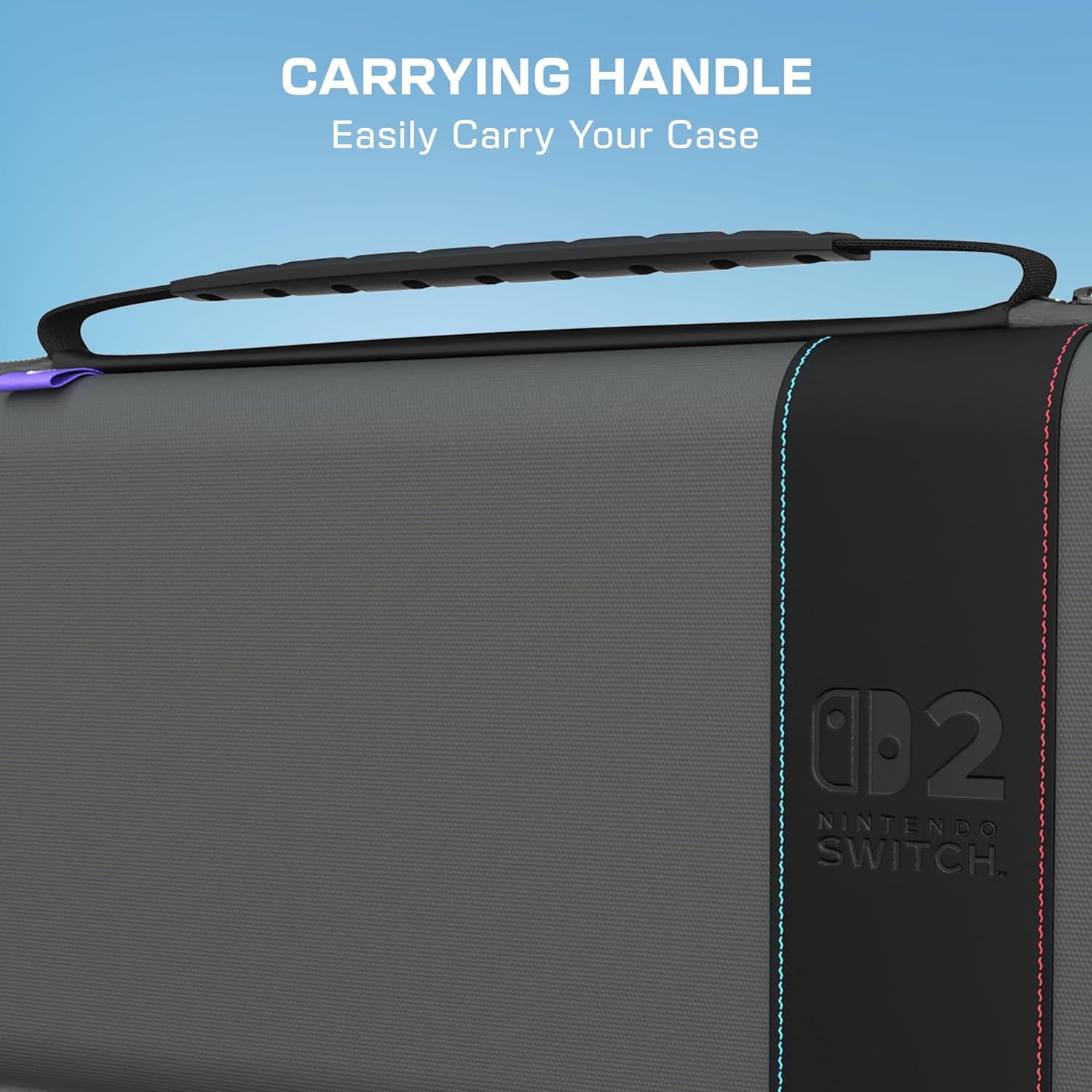 Thumbnail 2 de Turtle Beach PlayTrek Travel Case (Officially Licensed) for Nintendo Switch 2 / Switch (OLED) — Hard Shell Carrying Case in Charcoal Black