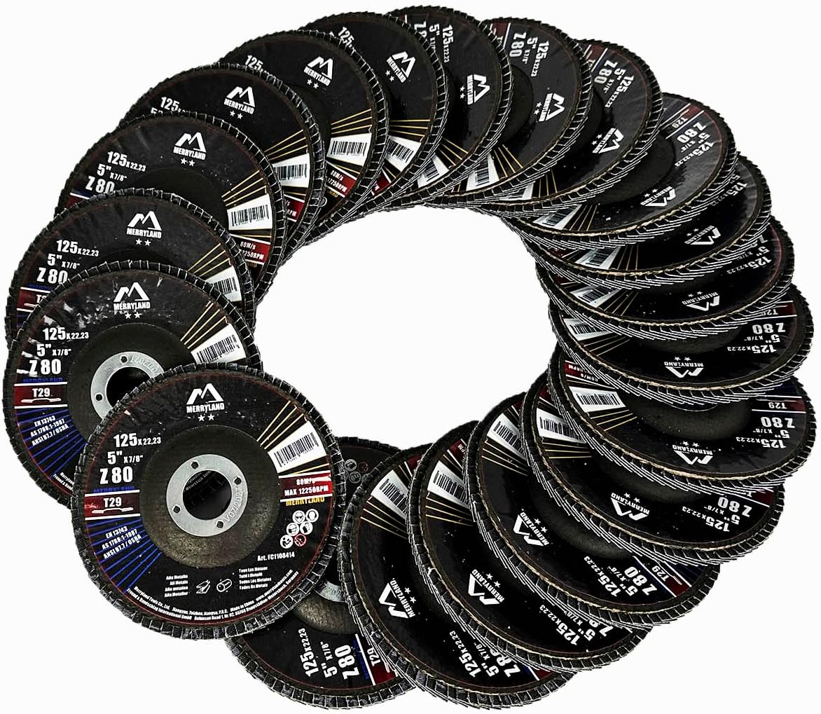 Thumbnail 4 de Merryland Craft-Line FC1108414-20 5" Flap Disc 80 Grit ๐