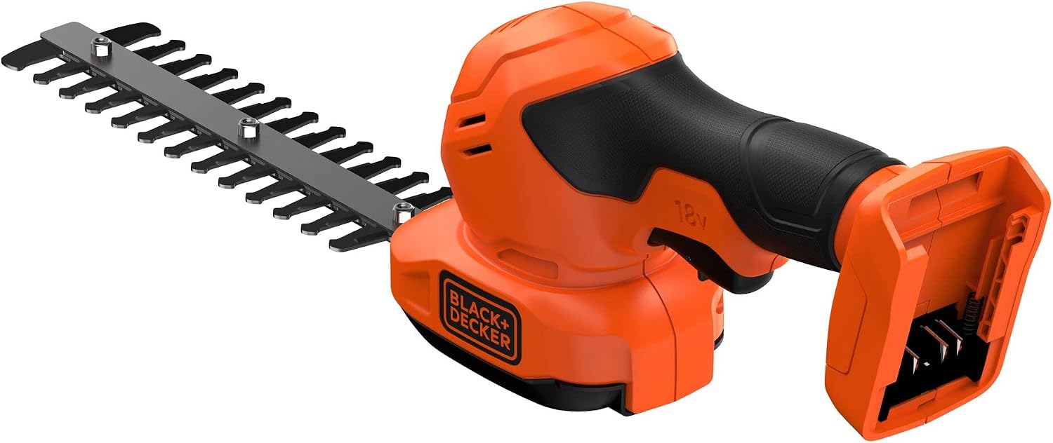 Thumbnail 6 de BLACK+DECKER Combo 2 en 1 Scupte-Haies et Cisaille à Gazon - 18V (BCSS18B-XJ) sans Batterie ni Chargeur