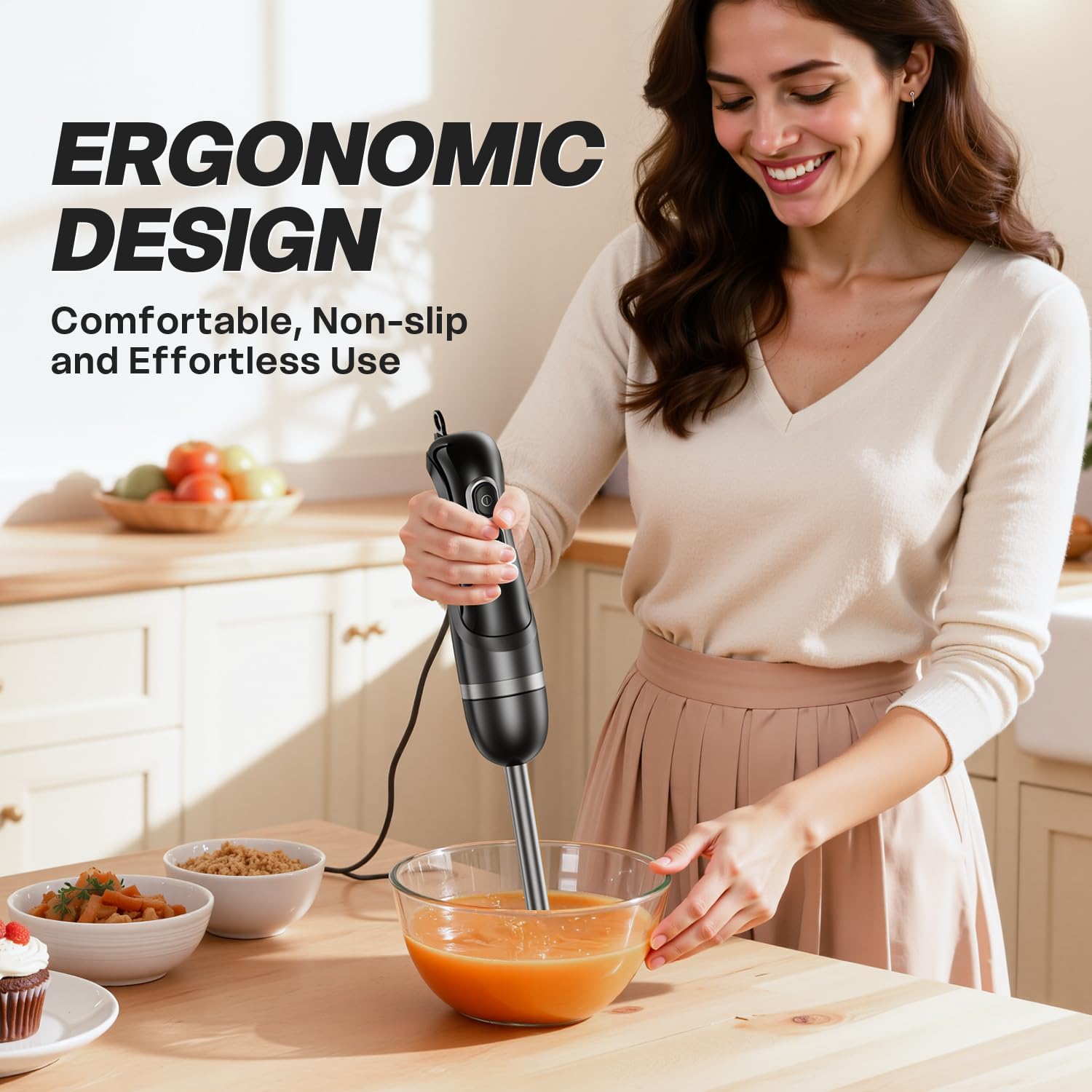 Thumbnail 2 de Immersion Blender Handheld 2-Speed Stick Mixer 🥣
