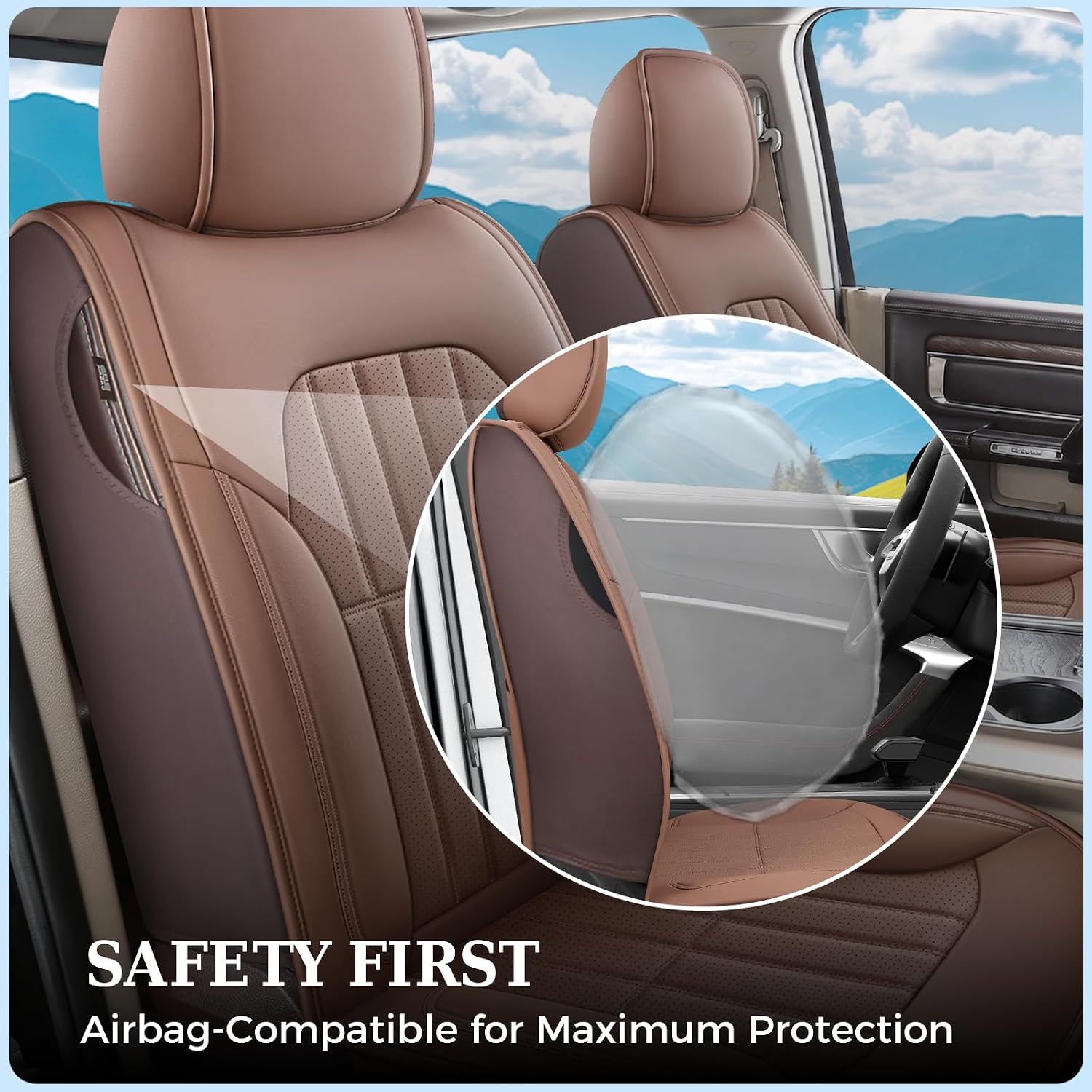 Detalle 2 de Truckiipa Dodge Ram Front Seat Covers