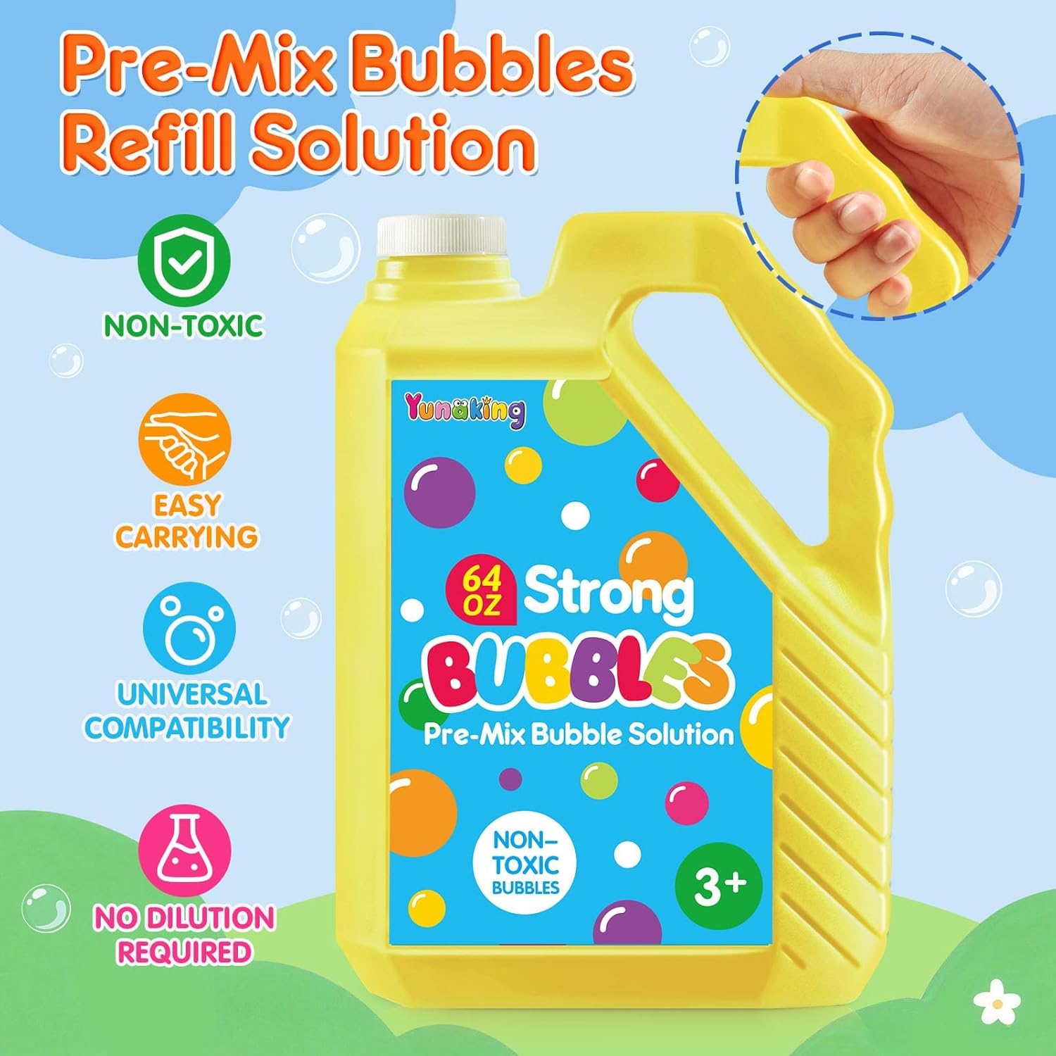 Detalle de 64 oz Ready-to-Use Bubble Solution Refill