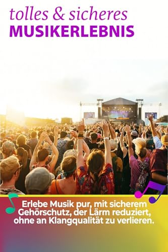 Detalle 2 de KLANG GUARD Hochwertiger Ohrstöpsel Konzert – wiederverwendbar mit Anhänger und Case
