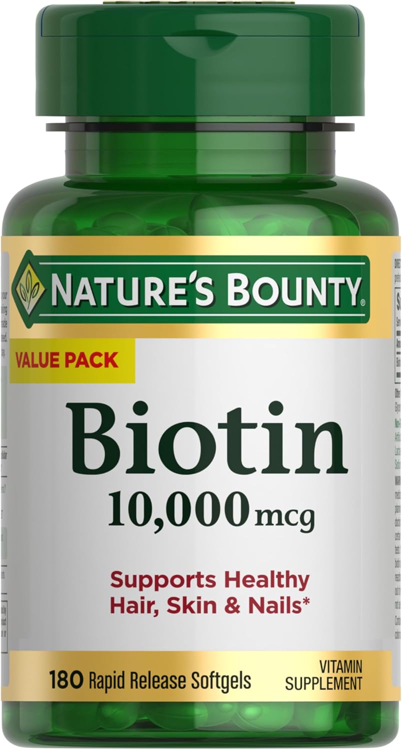Thumbnail 6 de Nature's Bounty Biotin Hair Skin and Nails Vitamins, 120 Softgels