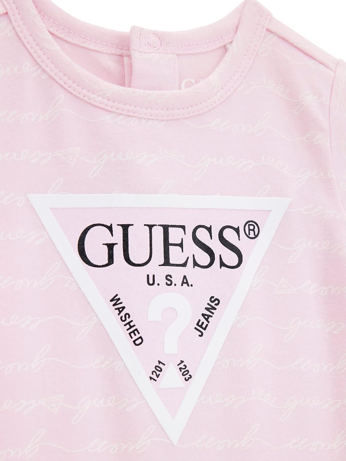 Detalle de GUESS Baby Shortie in Organic Stretch Jersey