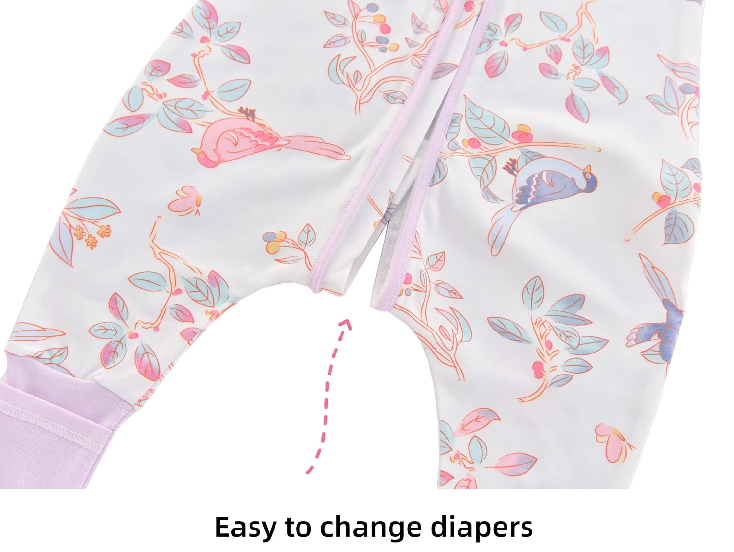 Thumbnail 2 de Chilsuessy Baby Sommerschlafsack mit Füßen 0.5 Tog – 70–100 cm, 100% Baumwolle, unwattiert