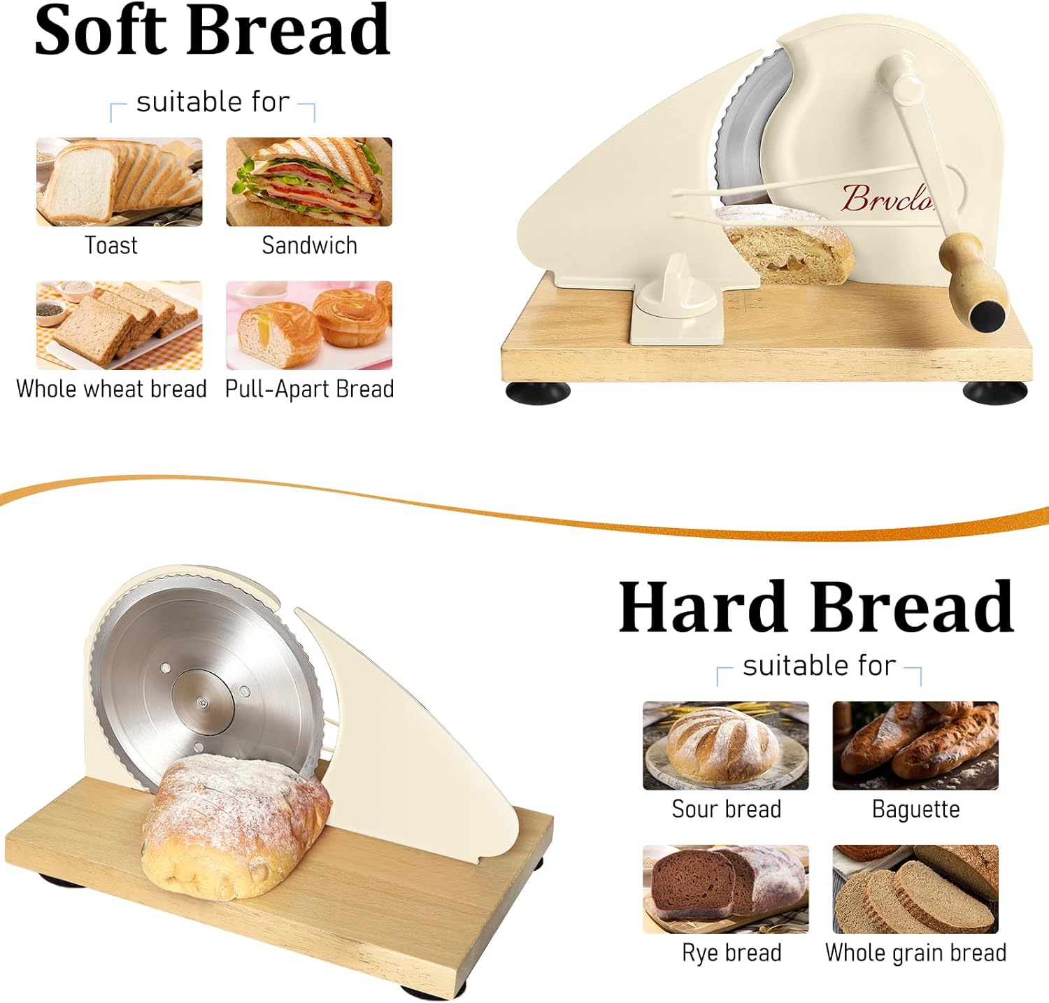 Thumbnail 6 de Upgraded Manual Bread Slicer 0.9" 🍞
